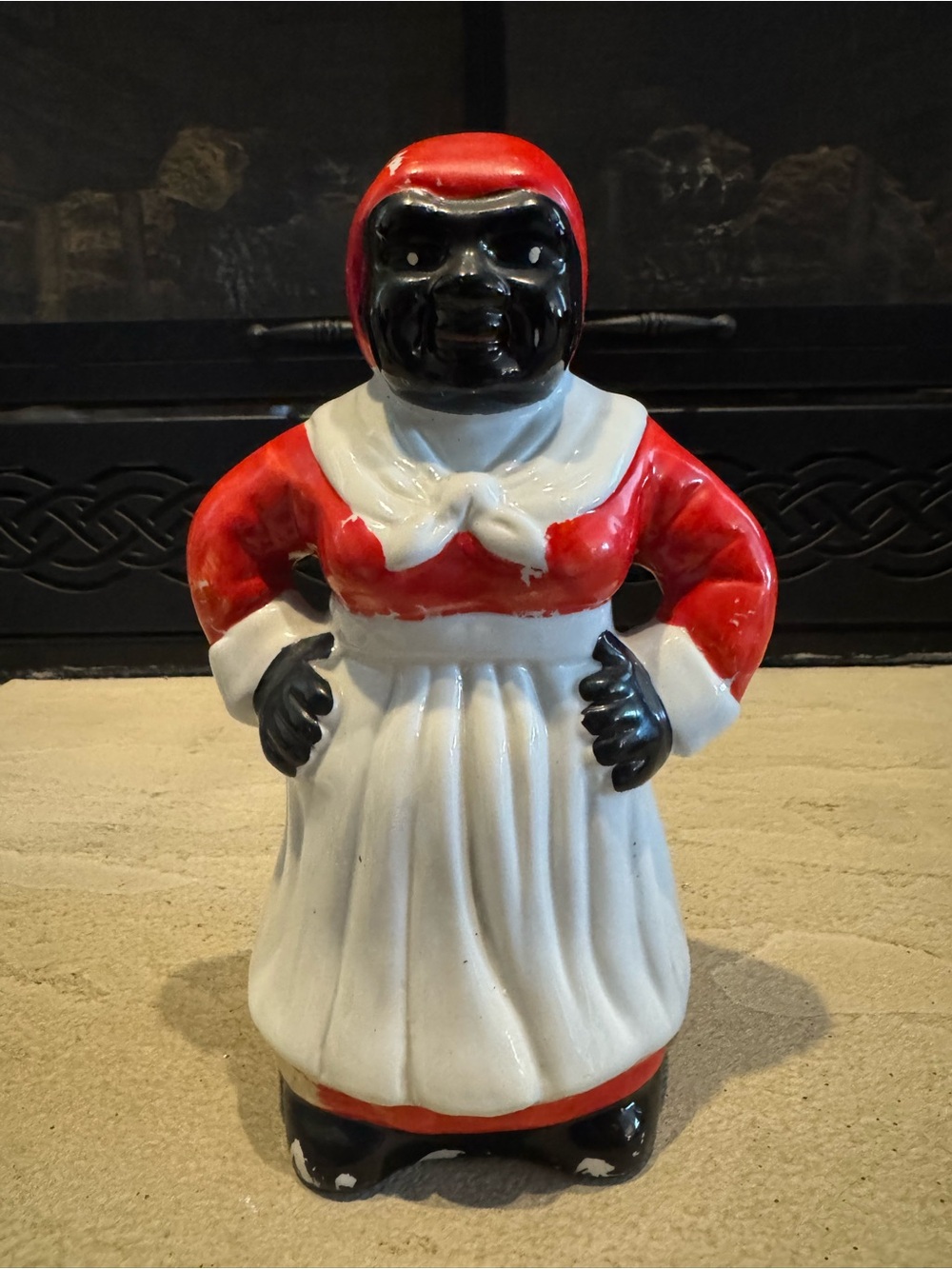 Vintage Aunt Jemima Black Americana Utensil Holder